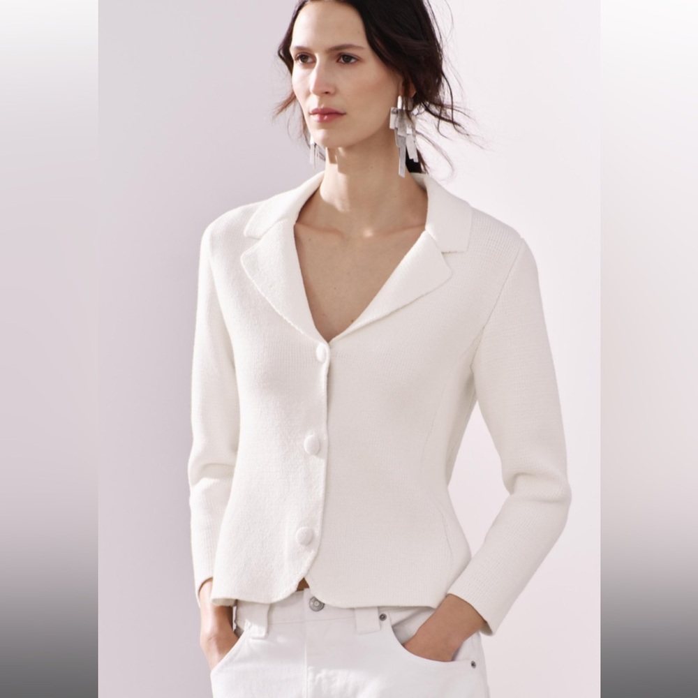 NWT Zara Knit Blazer Size M
